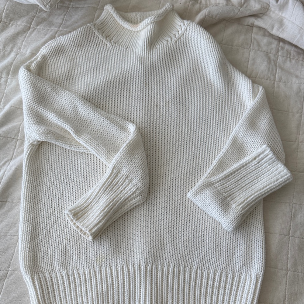 La Ligne Cream Turtleneck Sweater
